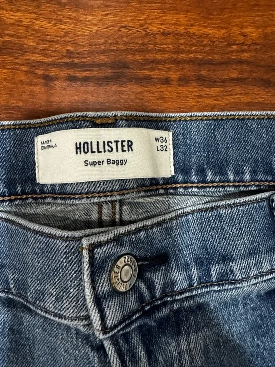 Hollister Mens super baggy pants size 
W36 L32 - Picture 2 of 3